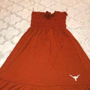 Strapless Longhorn dress